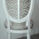 Chaise médaillon de style Louis XVI restaurée