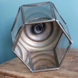 Brass and glass lantern