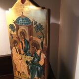 Hand painted icon on wood