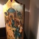Hand painted icon on wood