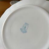 Vintage forget-not dessert plates