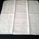 8 White damask linen napkins 55 x 59 cm