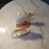 Pair of onyx horse bookends