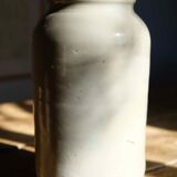 Stoneware with original wooden lid