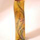 Studio terracotta vase, glazed, hand-painted 1970