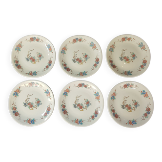 Set of 6 dessert plates Pillivuyt Orient