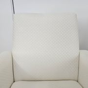 Italian armchairs from the 1950s in cream fabric with iron legs.