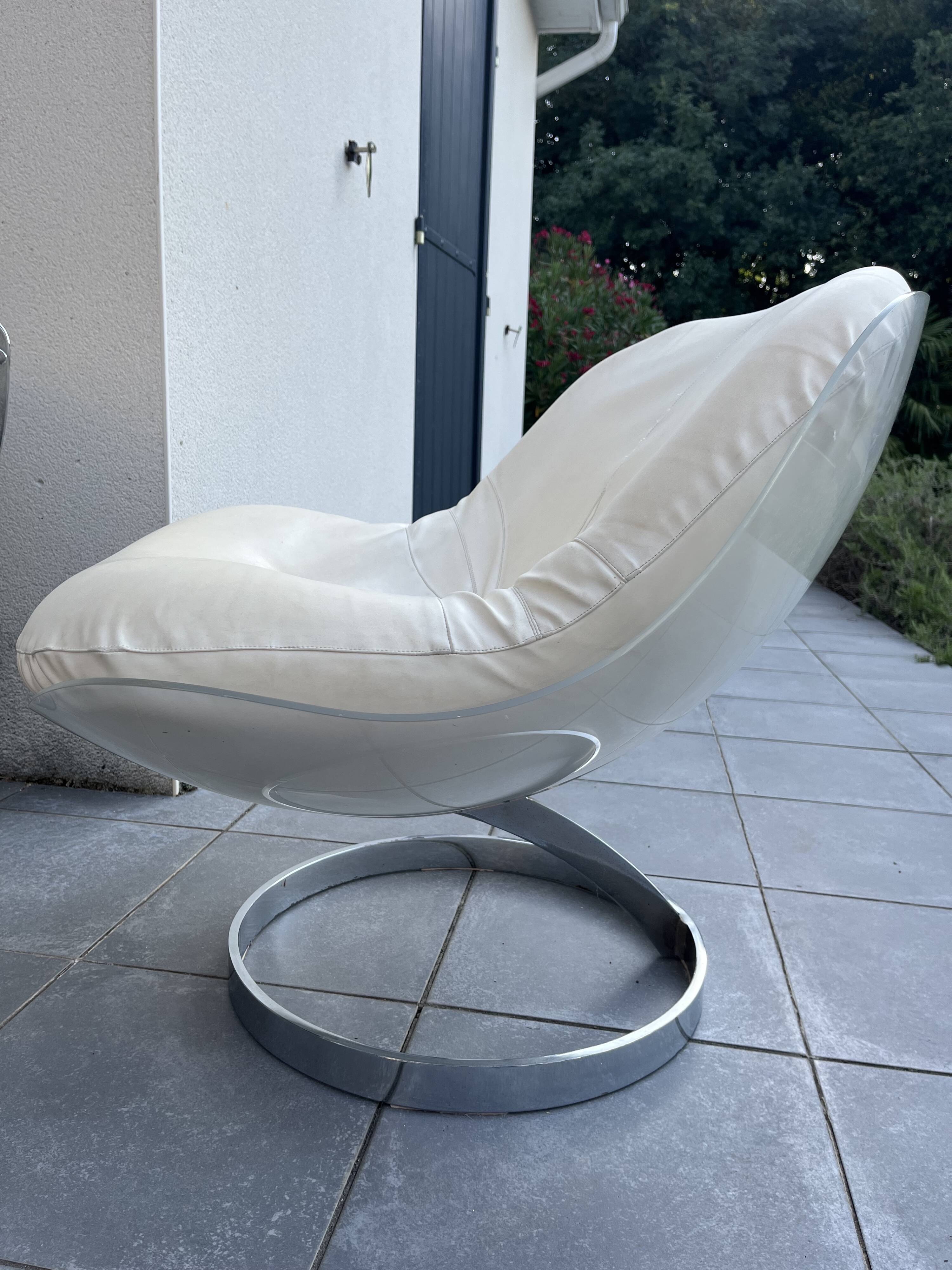 Pair of Armchairs model Sphere by Boris Tabacoff for MMM 1970