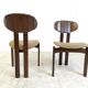 Vintage German wooden dining chairs, 1970s