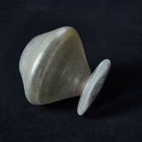 Vintage mouth-blown bubbled glass soliflore