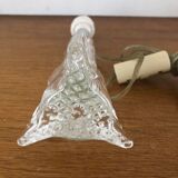 Old glass lamp base
