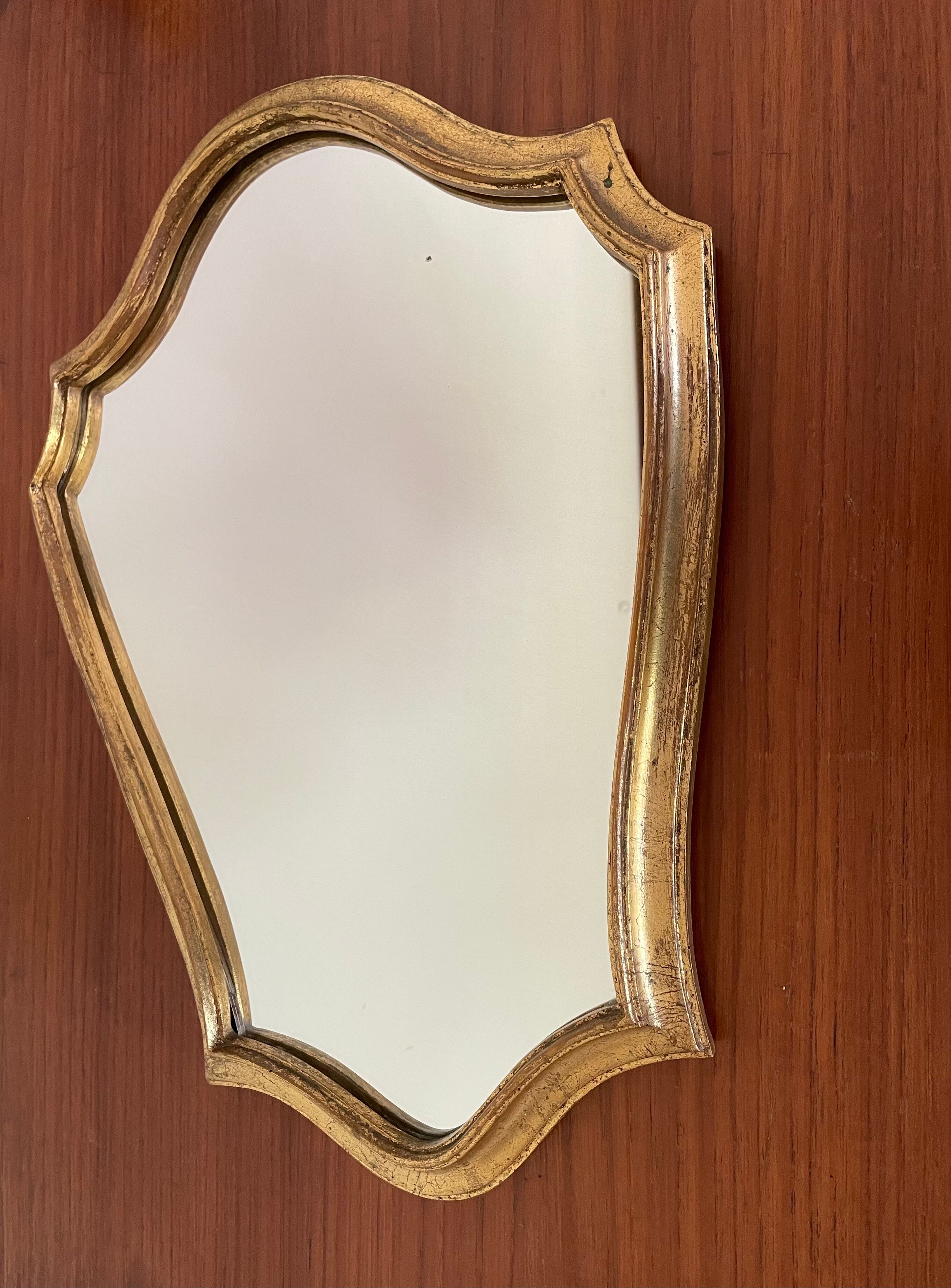 Vintage gold mirror 42 x 30