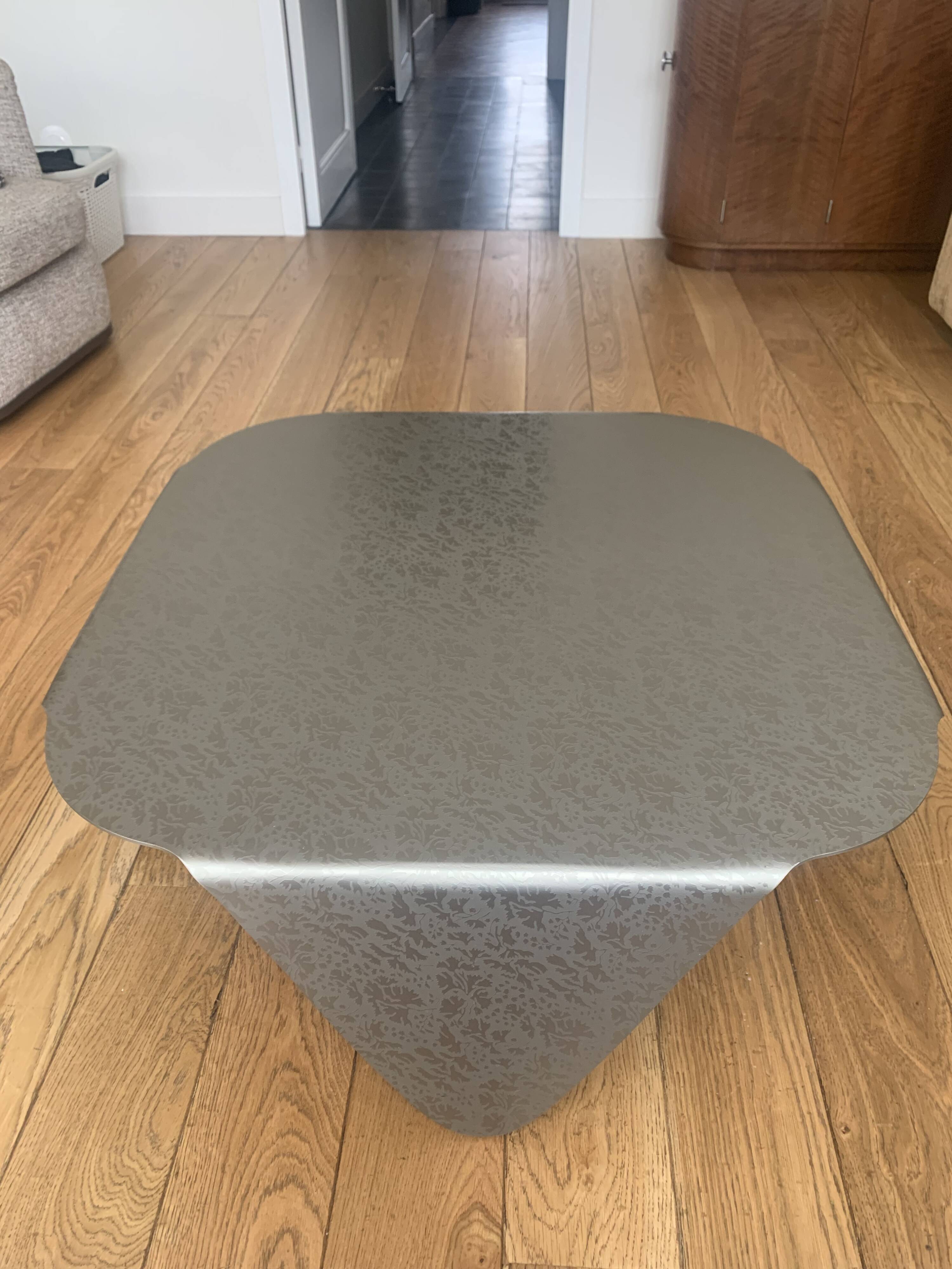 Metal coffee table