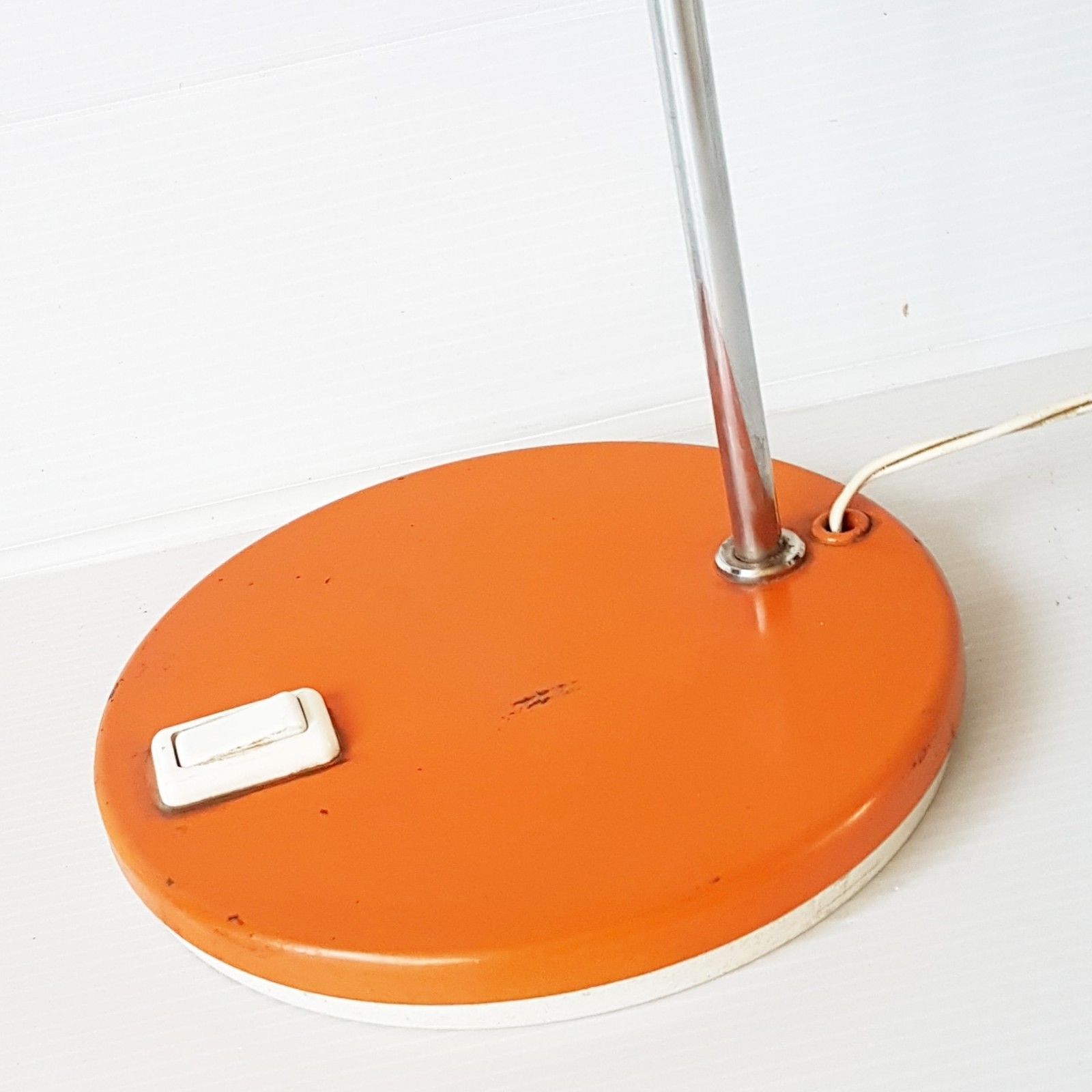 Vintage lamp orange years eyeball 70