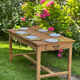 Farm table - solid oak light wood