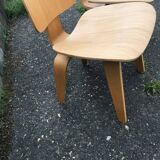 Restored molded plywood chairs