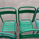 Set de 8 chaises bistrot de terrasse en métal