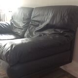 Cornelius de Durlet sofa in grey leather