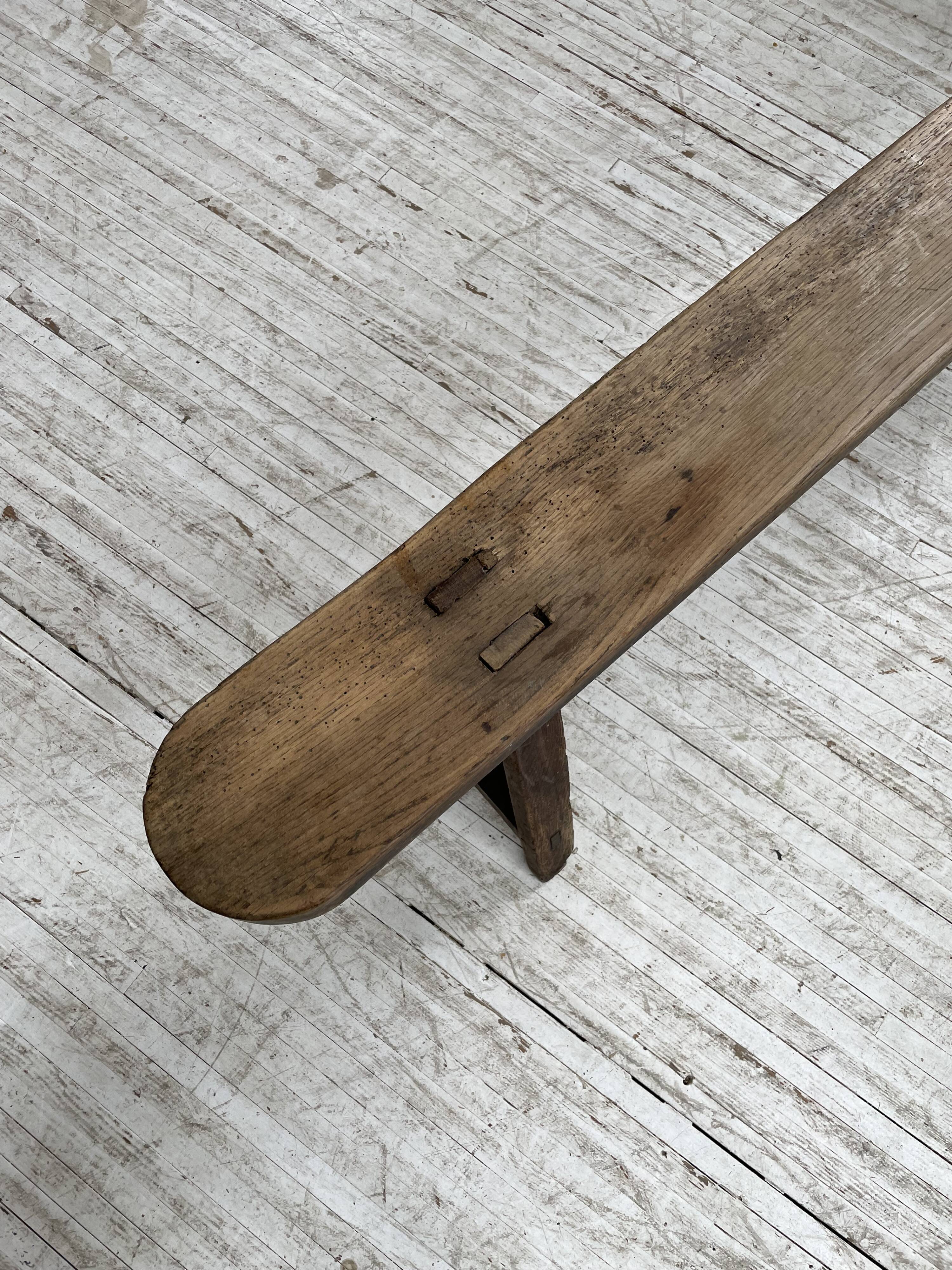 Oak farm bench 195 cm