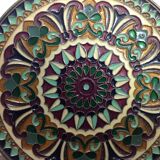 Decorative wall plate mosaic pattern