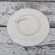 Large old dish in faience Longchamp iron earth Chevrefeuille Flowers
