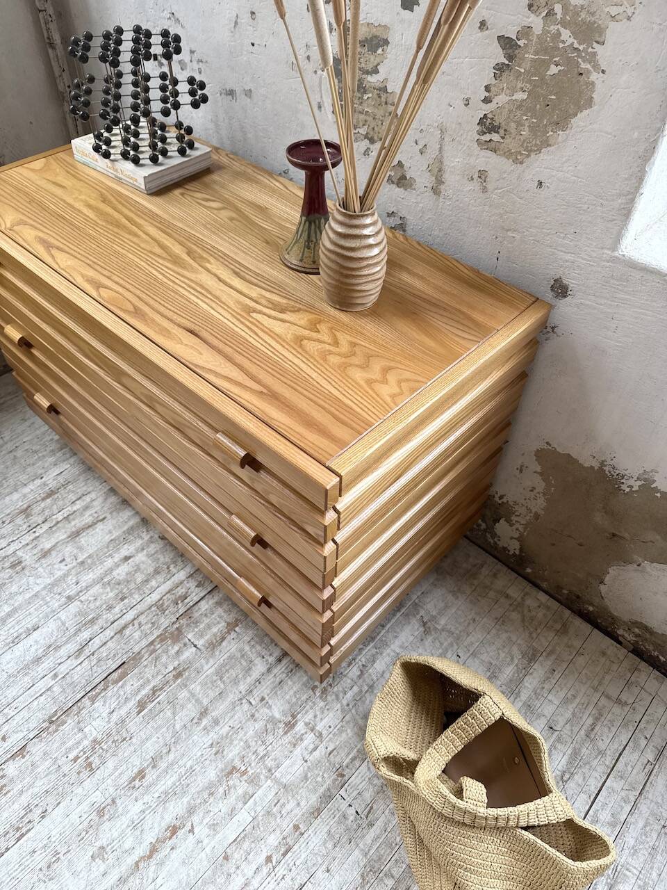 Solid oak chest of drawers Regain XL