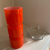 Fitz lamp in orange glass Vintage Habitat