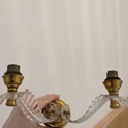 Vintage brass wall light