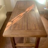 Solid oak farmhouse table