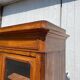 Vitrine en bois blanc style anglais