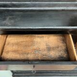 Sideboard - showcase 2 old body in blackened wood
