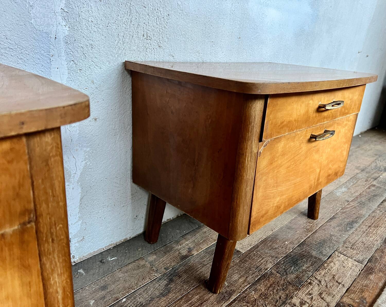 Paire de chevet / table de nuit vintage