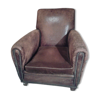 The 1930s leather club Chair