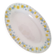 Yellow and blue dish from L'Amandinoise