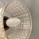 Small hanging lamp in transperant crystal glass