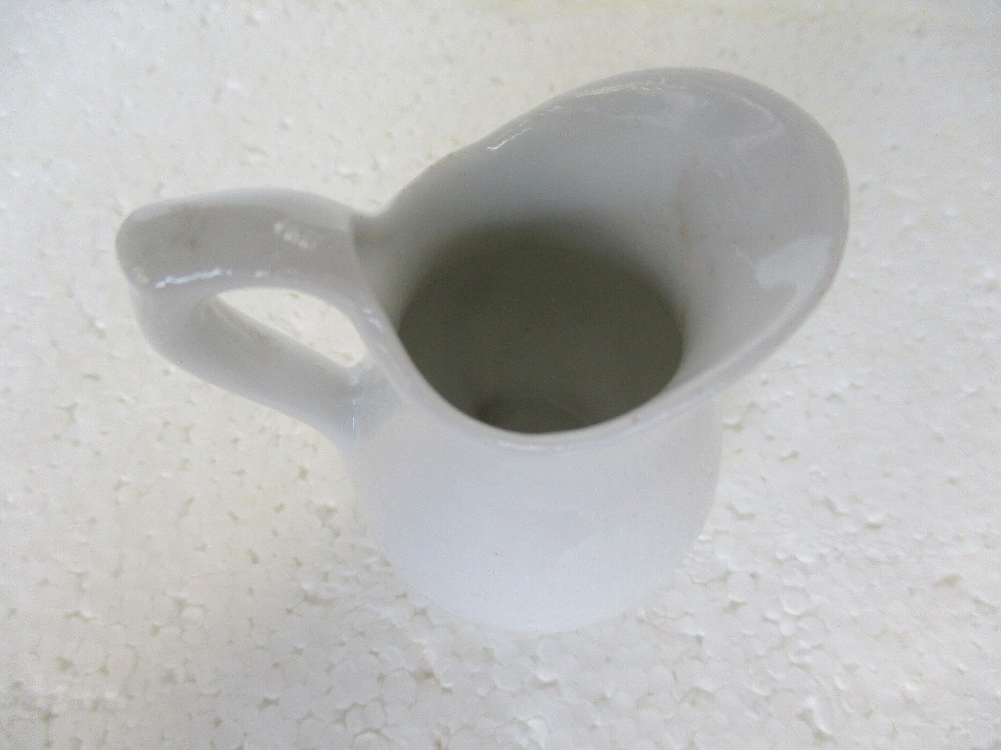 White porcelain cream pot