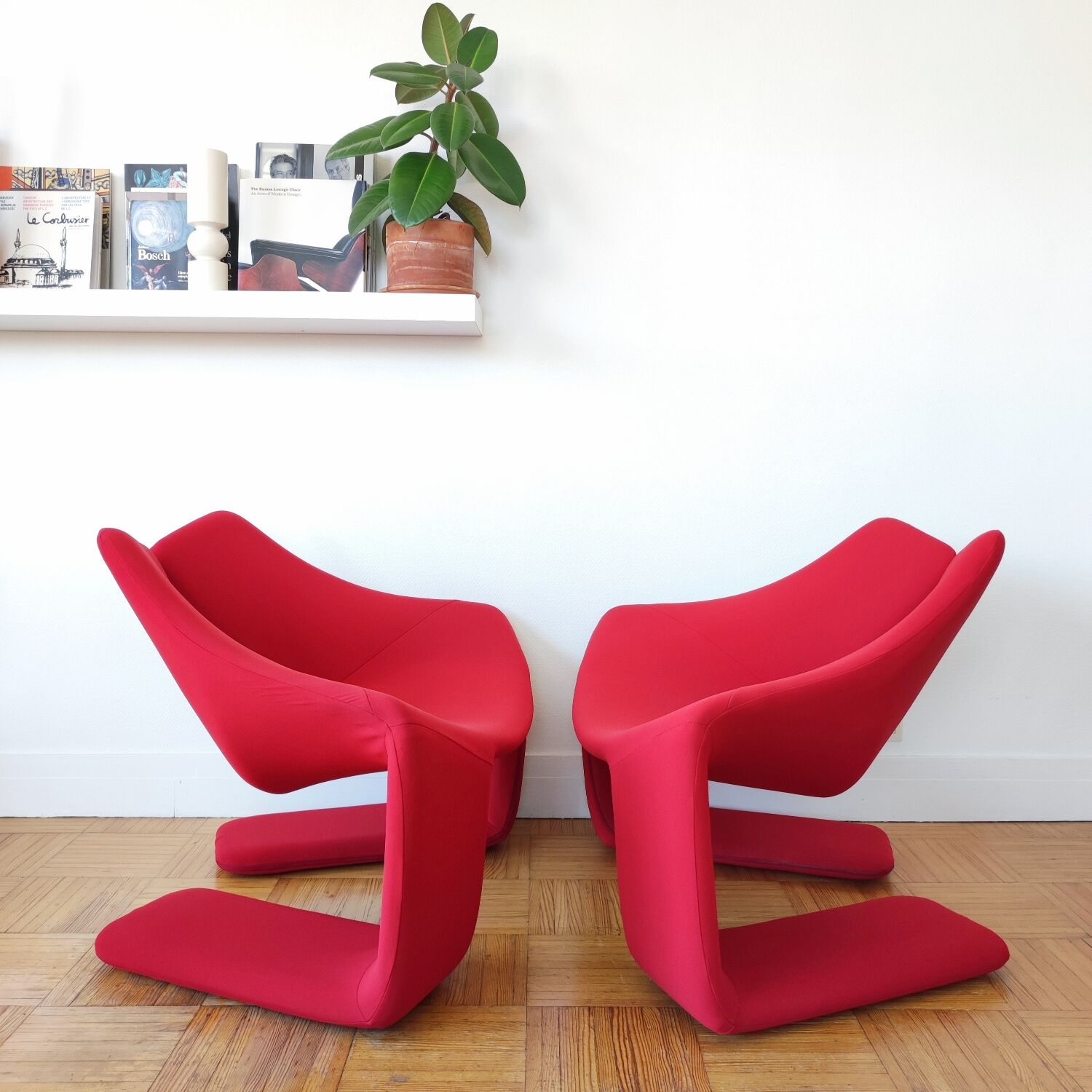 Pair of Zen armchairs by Kwok Hoi Chan for Steiner.