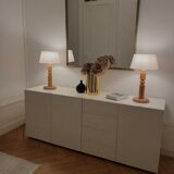 Pair of Swedish lamps – Solbackens Svarveri – 1970s