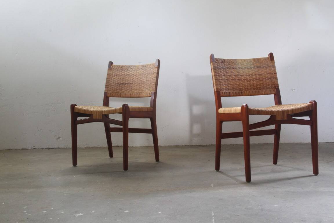 Hans J. Wegner dining chairs in teak model CH-31 by Carl Hansen & Søn
