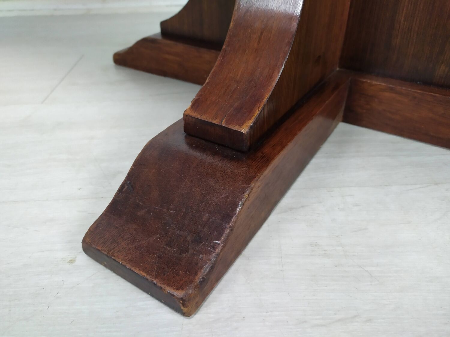 Pair of art deco consoles