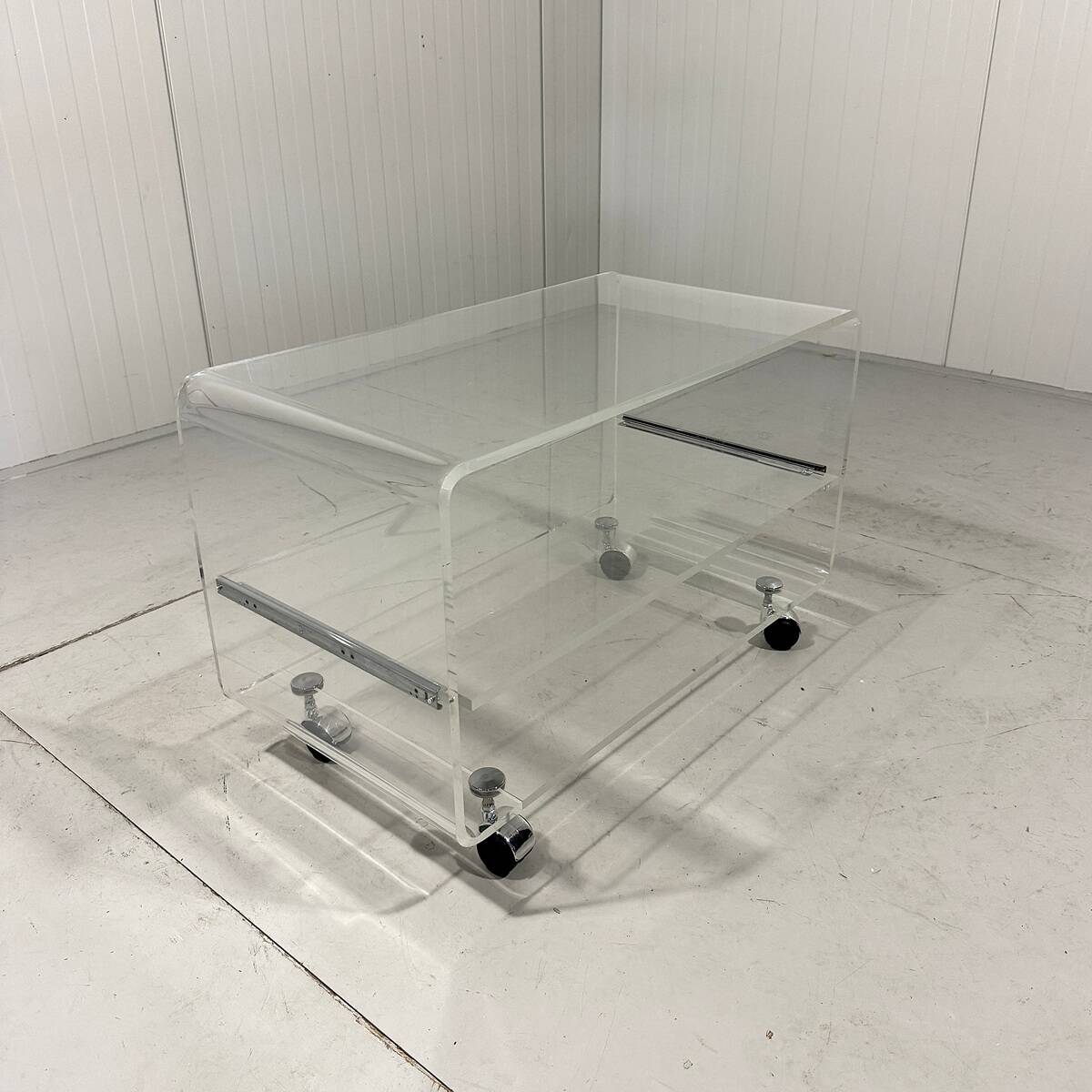 Plexiglass audio rack trolley 1960-70’s