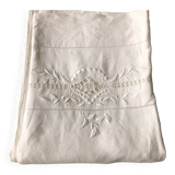 Antique embroidered sheet