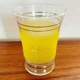 Suite of 6 granite glasses from the 50s