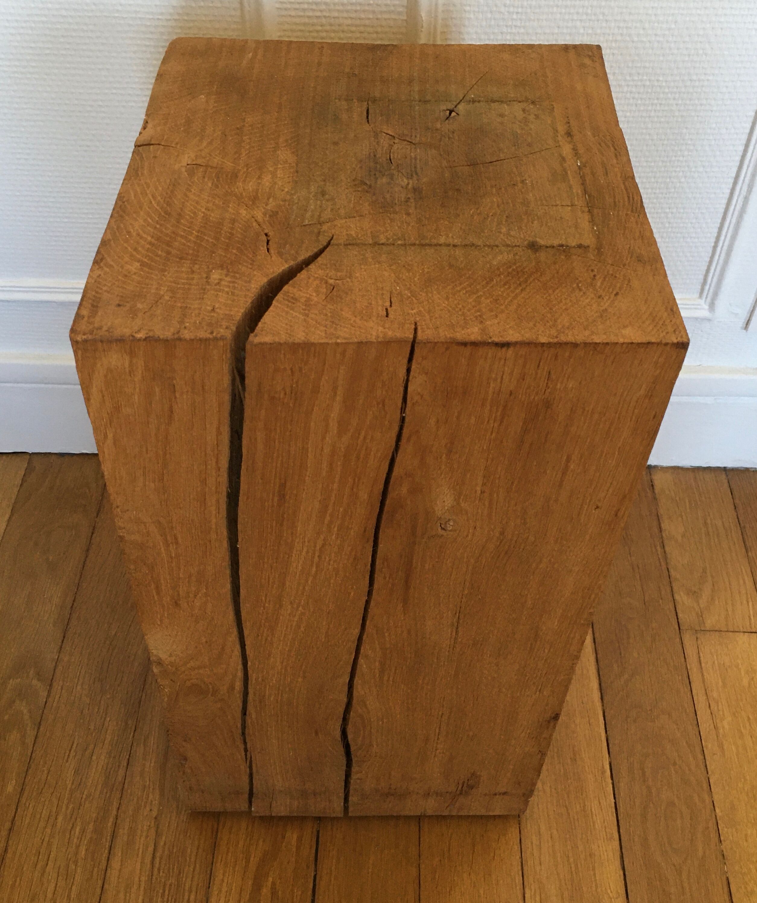 Merlin solid oak sofa end