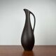 Mid-Century Modern Minimalist Wormser Terra-Sigillata Pottery Carafe Vase, Germany, 1960s
