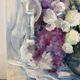 Snowballs and lilacs, oil on canvas signed Paumier