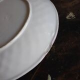 Salad bowl and drainer in vintage slip