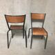 Paire de chaises Mullca 510
