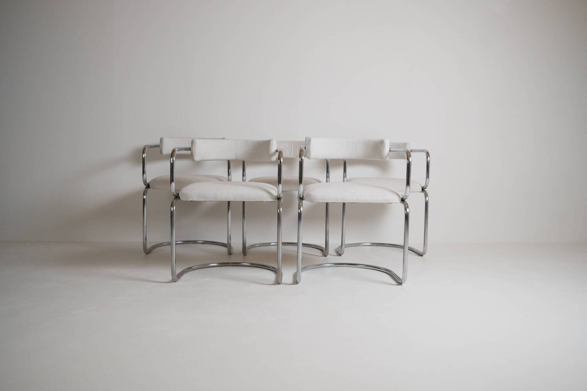 Set of 5 armchairs by Renato Zevi