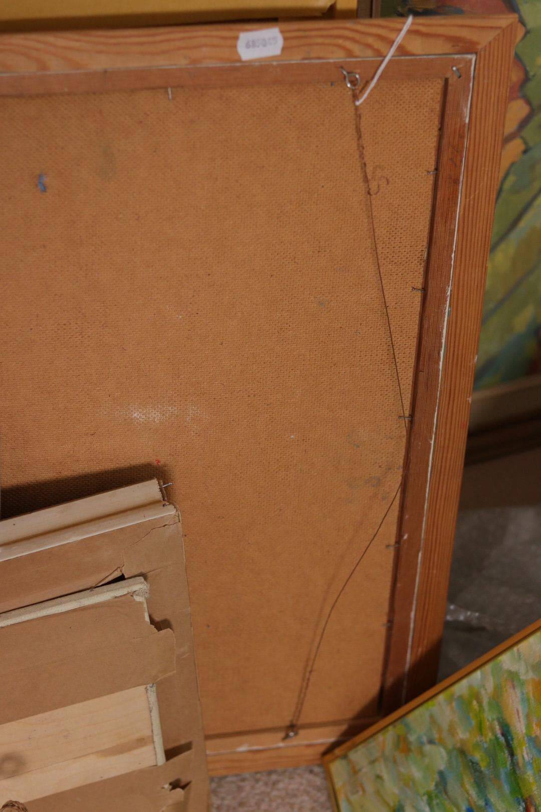 Original Swedish Oil on Panel – “House and Stream” by Pelle Nilsson, Dated